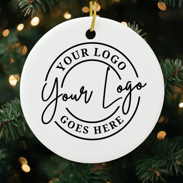 Benutzerdefiniertes Firmenlogo Keramik Ornament (Custom Business Logo Ceramic Ornament )