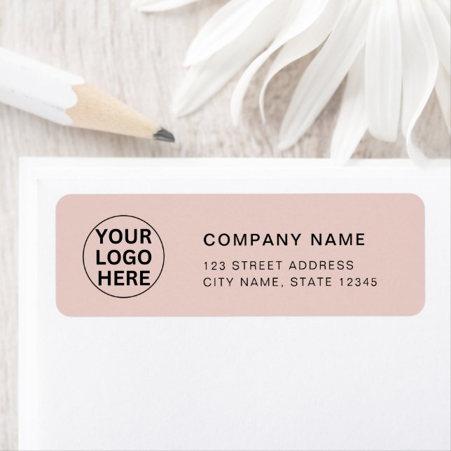 Benutzerdefiniertes Firmenlogo l Clean Blush Pink- (Insitu)