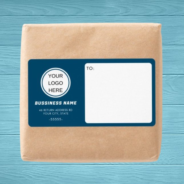 Benutzerdefiniertes Firmenlogo l Navy Blue Shippin (Von Creator hochgeladen)