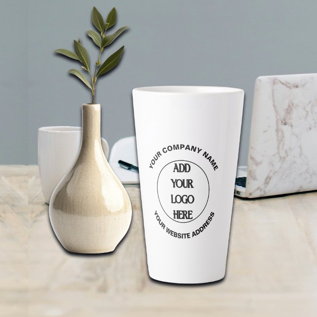 Benutzerdefiniertes Firmenlogo  Milchtasse (Von Creator hochgeladen)