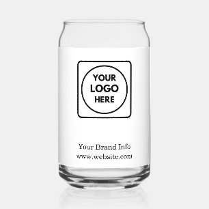 Benutzerdefiniertes Firmenlogo   Minimale moderne  Dosenglas