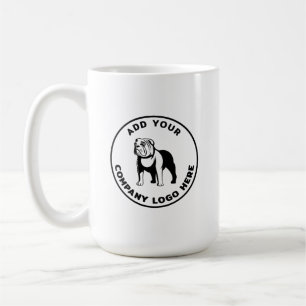 Benutzerdefiniertes Firmenlogo Minimalistische Mit Kaffeetasse