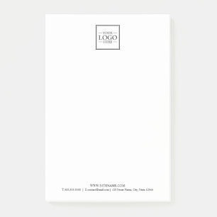 Benutzerdefiniertes Firmenlogo mit benutzerdefinie Post-it Klebezettel