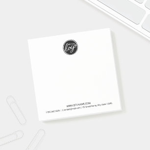 Benutzerdefiniertes Firmenlogo mit benutzerdefinie Post-it Klebezettel