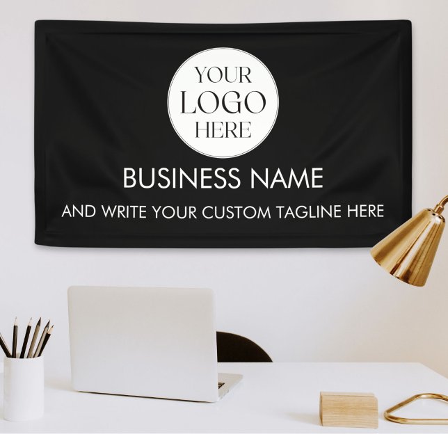 Benutzerdefiniertes Firmenlogo Modern Professionel Banner (Von Creator hochgeladen)