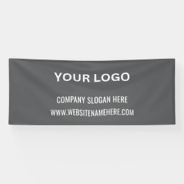 Benutzerdefiniertes Firmenlogo | Name und Slogan Banner