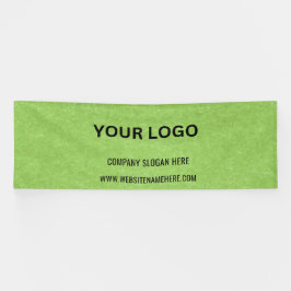Benutzerdefiniertes Firmenlogo | Name und Slogan Banner