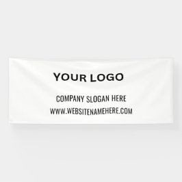 Benutzerdefiniertes Firmenlogo | Name und Slogan Banner