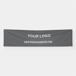 Benutzerdefiniertes Firmenlogo | Name und Slogan Banner
