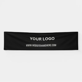 Benutzerdefiniertes Firmenlogo | Name und Slogan Banner