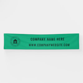 Benutzerdefiniertes Firmenlogo | Name und Slogan Banner