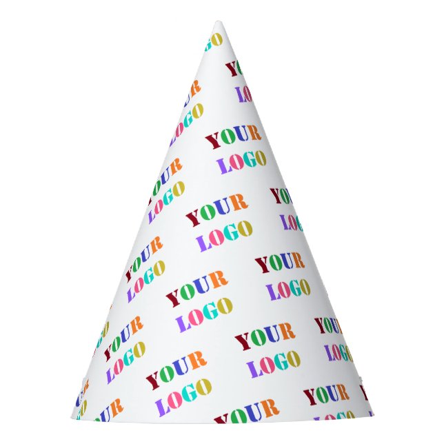 Benutzerdefiniertes Firmenlogo oder Foto Werbeakti Partyhütchen (Vorderseite)