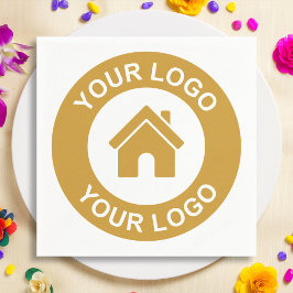 Benutzerdefiniertes Firmenlogo oder Image Paper-Pa Serviette