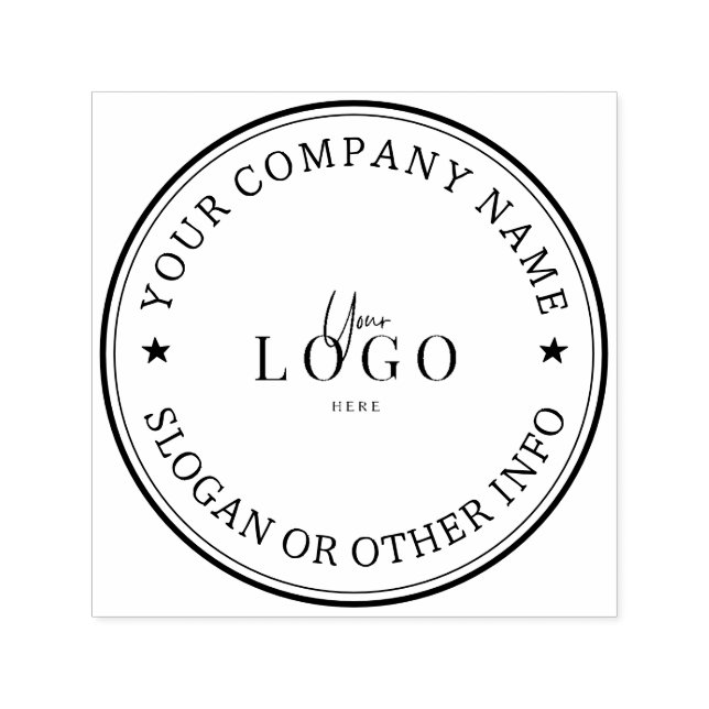 Benutzerdefiniertes Firmenlogo Permastempel (Design)