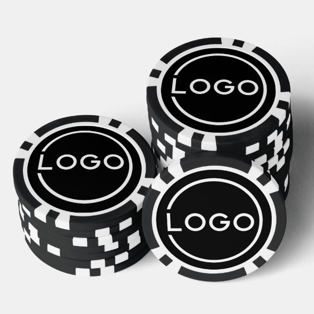 Benutzerdefiniertes Firmenlogo Pokerchips (Stapel)