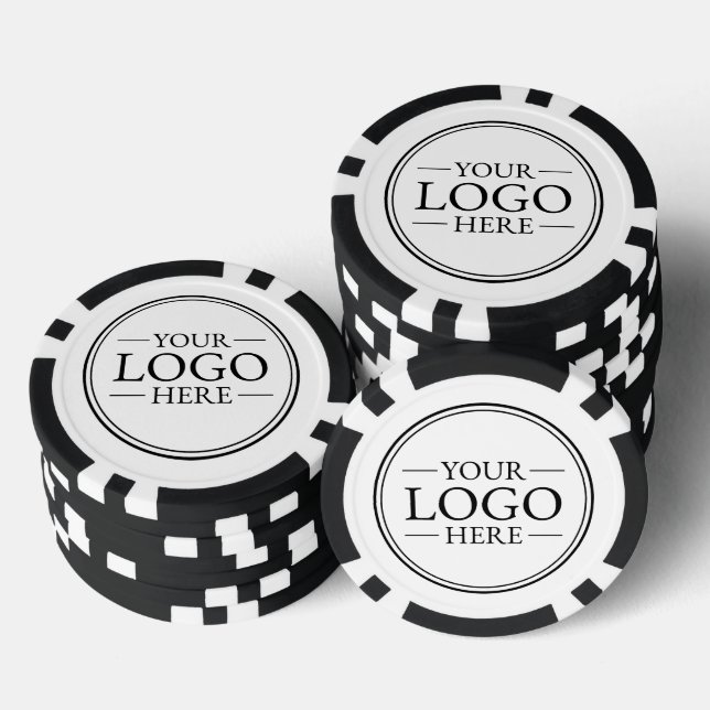 Benutzerdefiniertes Firmenlogo Pokerchips (Stapel)