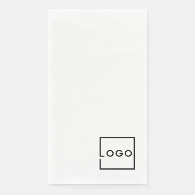 Benutzerdefiniertes Firmenlogo Serviette (Vorderseite)