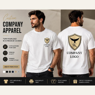 Benutzerdefiniertes Firmenlogo T-Shirt   Personali