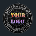 Benutzerdefiniertes Firmenlogo und Dart-Mainboard  Dartscheibe<br><div class="desc">Benutzerdefinierte Farben und Schriftart - Entwerfen Sie Ihr eigenes Personalisiertes Mainboard mit der Website Ihres Firmenlogo oder dem Geschenk für kundenspezifische Textförderungen - Logo hinzufügen - Bild oder QR-Code - Foto / Name - Firma / Website - Informationen / Mehr - Verkleinern, verschieben oder entfernen und hinzufügen von Elementen /...</div>