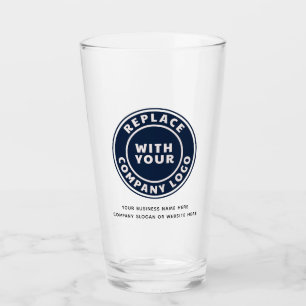Benutzerdefiniertes Firmenlogo und Name Glas