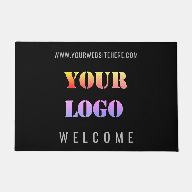 Benutzerdefiniertes Firmenlogo und Personalisierte Fußmatte (Vorderseite)