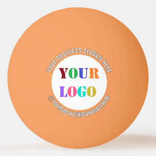 Benutzerdefiniertes Firmenlogo und Text Ihr Ping-P Tischtennisball