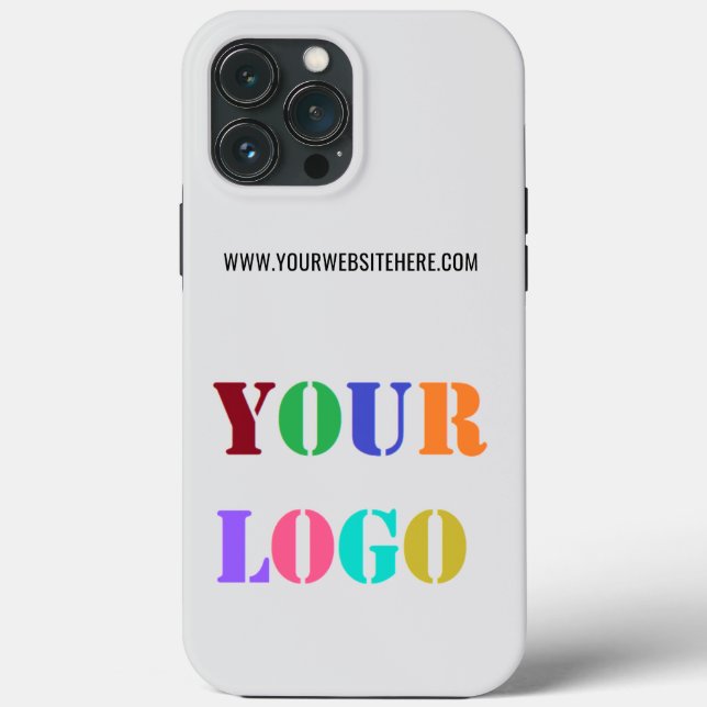 Benutzerdefiniertes Firmenlogo und Text-iPhone-Geh Case-Mate iPhone Hülle (Rückseite)
