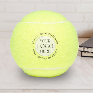 Benutzerdefiniertes Firmenlogo und Texte gebrandet Tennisbälle