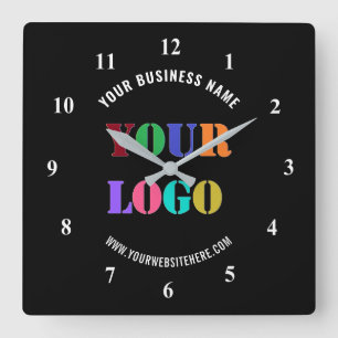 Benutzerdefiniertes Firmenlogo und Uhr für die Tex