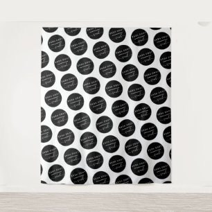Benutzerdefiniertes Firmenlogo Wandteppich