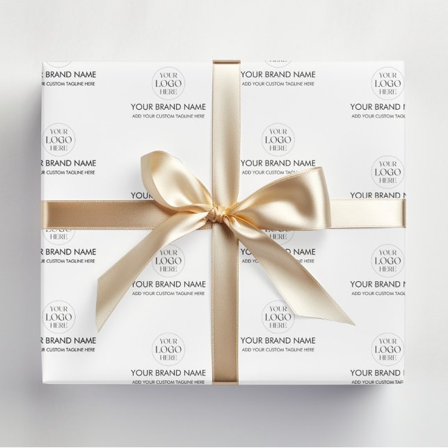 Benutzerdefiniertes Firmenlogo Werbeverpackung Geschenkpapier (Von Creator hochgeladen)