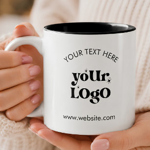 Benutzerdefiniertes Firmenlogo Zweifarbige Tasse