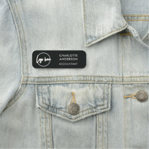Benutzerdefiniertes Firmenschild Basis Mitarbeiter Namensschild