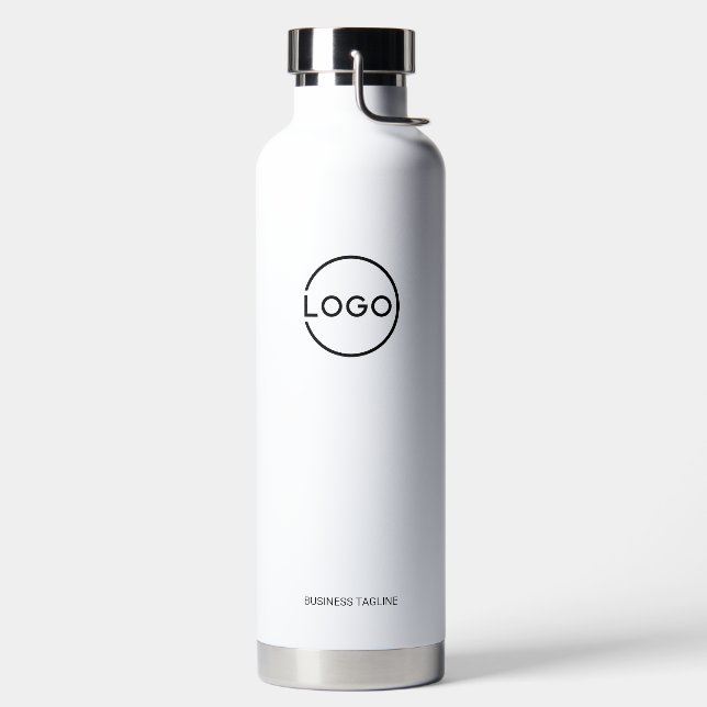 Benutzerdefiniertes Firmenslogo mit individuellem  Trinkflasche (links)