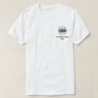 Benutzerdefiniertes Firmenslogo und Slogan T-Shirt