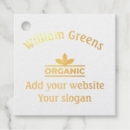 Benutzerdefiniertes Folien-Anhängeretikett Geschenkanhänger