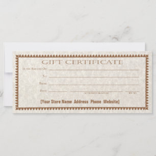 Benutzerdefiniertes Formular für Geschenkgutschein