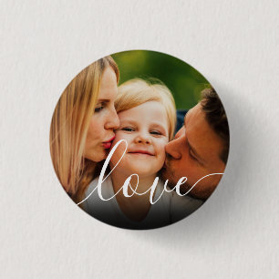 Benutzerdefiniertes Foteschrift Liebe Button