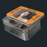 Benutzerdefiniertes Foto 16. Happy Birthday Orange Puzzle<br><div class="desc">Passen Sie den Feierungstext mit Ihrer passenden Nachricht für jeden Anlass an. Ersetzen Sie das Platzhalter-Foto durch das Foto auf dem orangefarbenen Hintergrund. Füllen Sie die Vorlagenfelder aus, entfernen Sie den Text oder bearbeiten Sie ihn mithilfe des Entwurfstools, um einen von Ihnen bevorzugten Schriftart auszuwählen. Ihr Foto erscheint mit der...</div>