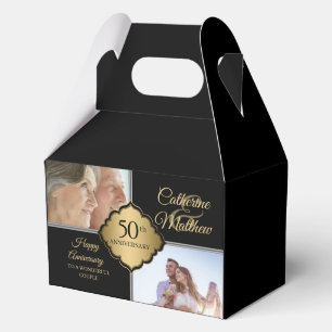 Benutzerdefiniertes Foto 50. Hochzeitstag Geschenkschachtel