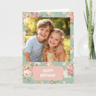 Benutzerdefiniertes Foto Alles Gute zum Geburtstag Karte