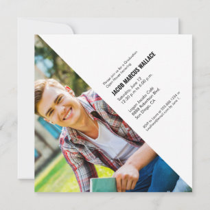 Benutzerdefiniertes Foto auf Abschlusskappe mit go Einladung