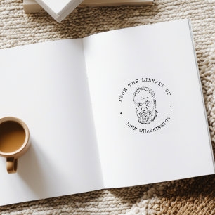 Benutzerdefiniertes Foto aus der Bibliothek von Gummistempel