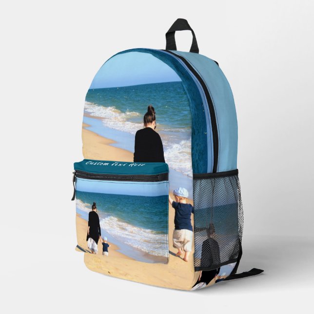 Benutzerdefiniertes Foto-Backpack mit Ihren Fotos  Bedruckter Rucksack (Rückseitige Ecke Rechts)