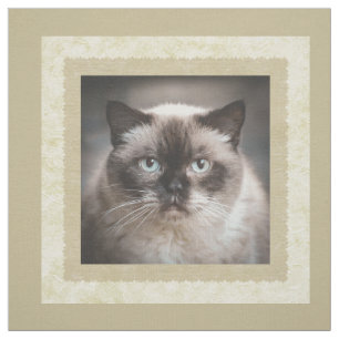 Benutzerdefiniertes Foto Beige Quilt-Quadrat Stoff