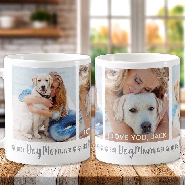 Benutzerdefiniertes Foto Beste Dog-Mama je Kaffeetasse (Von Creator hochgeladen)