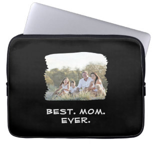 Benutzerdefiniertes Foto Beste Mama je Muttertag Laptopschutzhülle