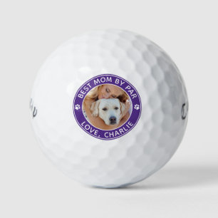 Benutzerdefiniertes Foto Beste Mama nach Par Dog M Golfball