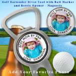 Benutzerdefiniertes Foto Beste Mama Par Personalis Pitchgabel<br><div class="desc">Beste Mama nach Par ... Zwei Ihrer Lieblingssachen, Golf und Ihr Kind ! Jetzt kannst du dein Kind mitnehmen, während du 18 Löcher spielst. Überraschen Sie die Mama und Golf Lover mit diesen super niedlichen Foto-individuellen Golf-Ball-Markierungen und passenden Golf-Accessoires . Passen Sie diese Golfball-Marker mit dem beliebten Foto Ihres Kindes...</div>