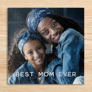 Benutzerdefiniertes Foto Beste Mutter Aller Zeiten Puzzle